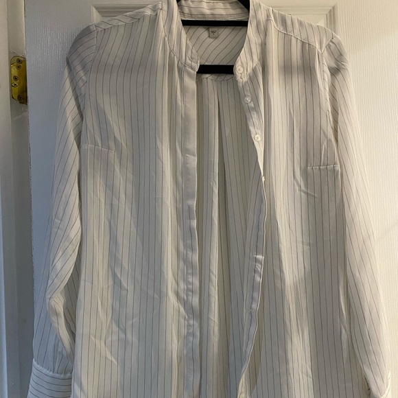 Guess Pinstripe Blouse - Picture 1 of 2